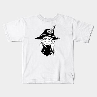 Cute Little Witch Kids T-Shirt